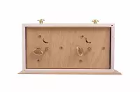 Zegar drewniany BHB z podstawką - mały